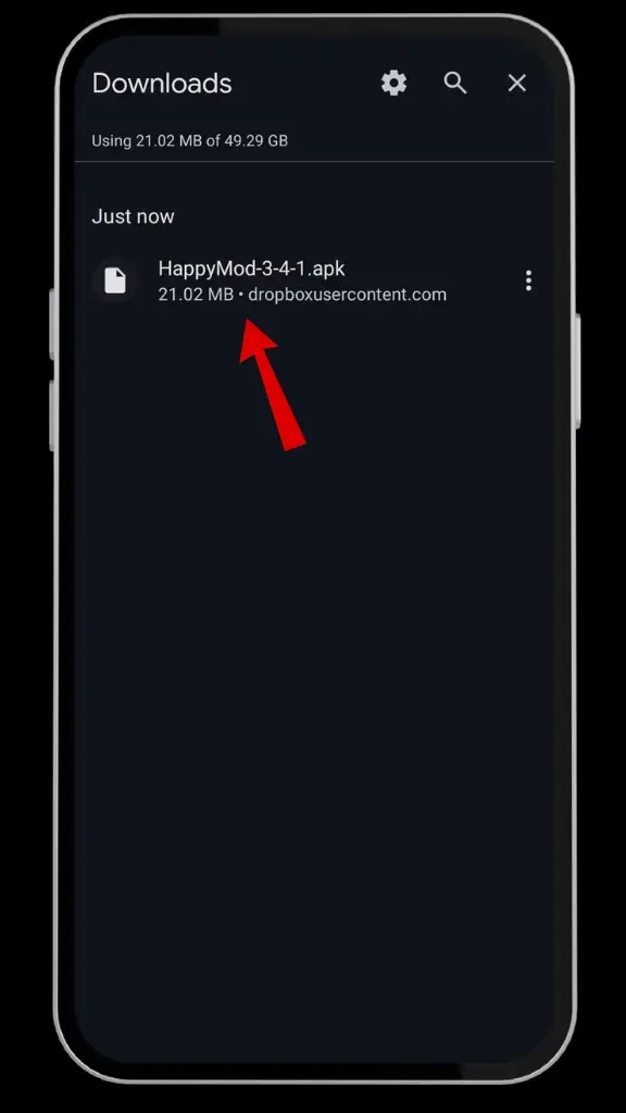 Unduh HappyMod APK V3.4.6 untuk Android 16 langkah langkah unduh 4 2