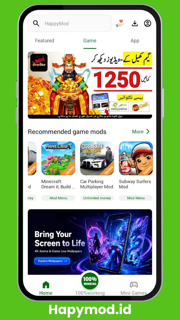 Unduh HappyMod APK V3.4.6 untuk Android 4 Tangkapan layar Happymod