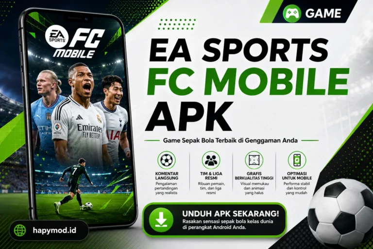 EA Sports FC Mobile APK terbaru untuk Android dengan gameplay sepak bola dan fitur menarik