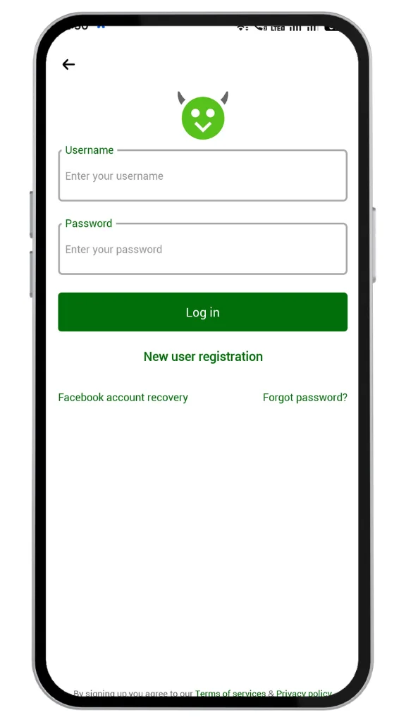 Unduh HappyMod APK V3.4.6 untuk Android 9 login mudah