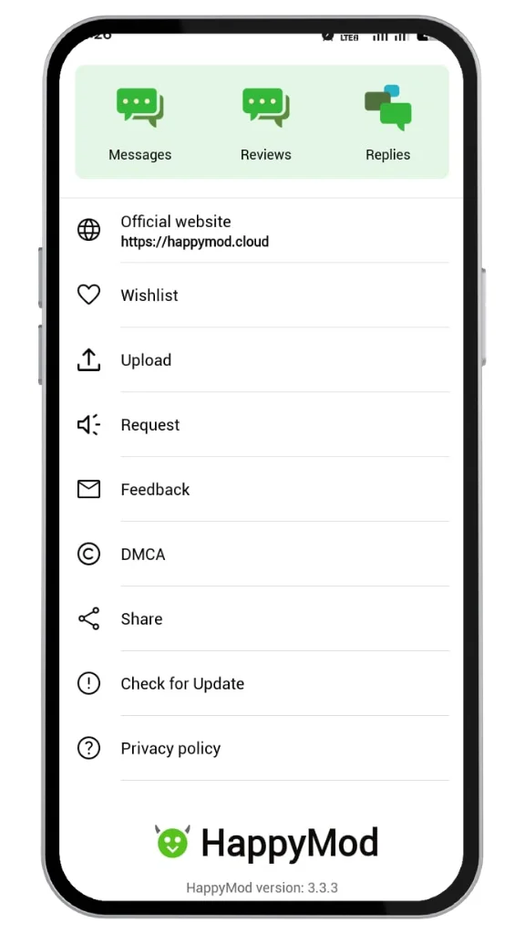 Unduh HappyMod APK V3.4.6 untuk Android 12 Bagikan Aplikasi
