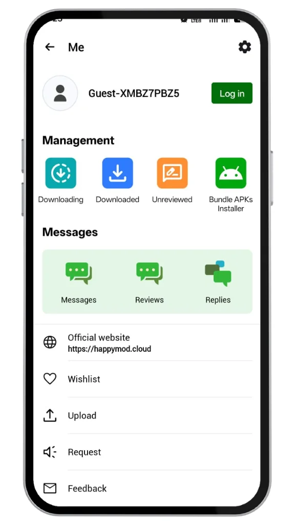 Unduh HappyMod APK V3.4.6 untuk Android 10 Gunakan sebagai Tamu